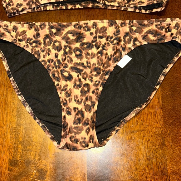Aerie Animal Print Bikini & Top Set Size M - Picture 11 of 15